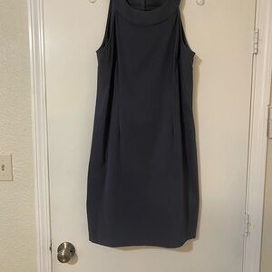 Connected Apparel Sleeveless Gray Dress